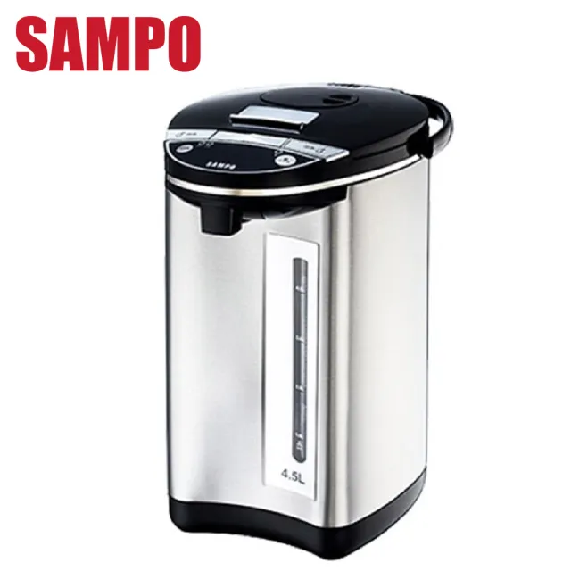 【SAMPO 聲寶】4.5L電動給水304不銹鋼內膽微電腦電熱水瓶 -(KP-LC45W)