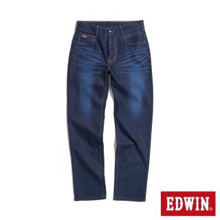 【EDWIN】男裝 加大碼 JERSEYS迦績 超彈力中直筒牛仔褲(原藍磨)