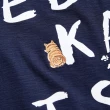 【EDWIN】江戶勝 男裝 勝太郎系列 Q版太郎LOGO短袖T恤(丈青色)