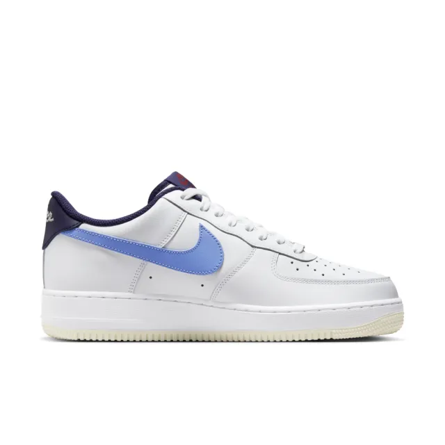 【NIKE 耐吉】休閒鞋 男鞋 運動鞋 AF1 AIR FORCE 1 07 白紅藍 FV8105-161