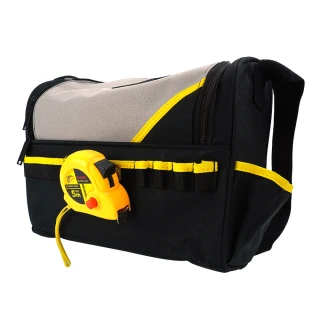【精準科技】美國STANLEY手提工具包 電工袋 掀蓋工具包 帆布工具袋 維修工具包 水電工具袋(550-TB007)