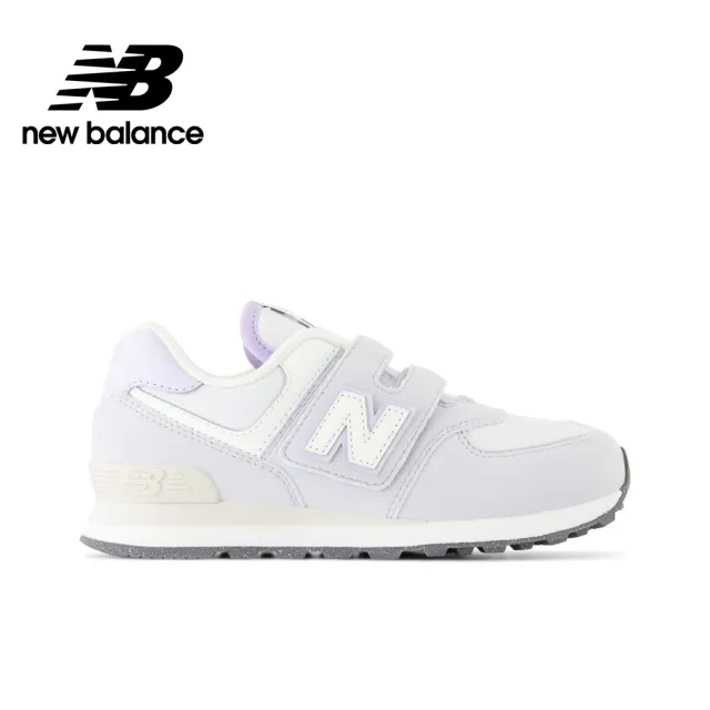 【NEW BALANCE】NB 童鞋_男童/女童_淺灰藍_PV574AGK-W