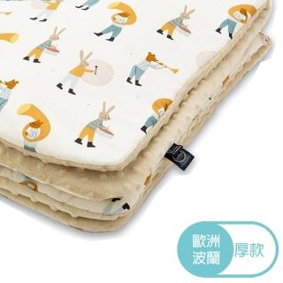 【La Millou】暖膚豆豆毯-標準款(兔兔演奏家藍-伊莉沙白-四季毯寶寶毯嬰兒毯遊戲墊毛毯)