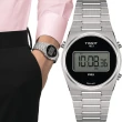 【TISSOT 天梭】官方授權 PRX Digital 數位石英對錶 情侶手錶 送行動電源(T1374631105000+T1372631105000)