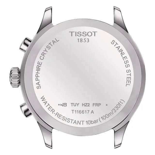 【TISSOT 天梭 官方授權】韻馳系列 Chrono XL三眼計時手錶-45mm 520禮物 送禮(T1166171109200)