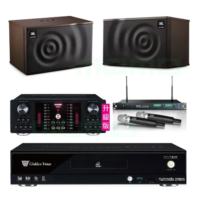 【金嗓】CPX-900 K2F+OKAUDIO DB-9AN+ACT-869+JBL MK10(4TB點歌機+擴大機+無線麥克風+喇叭)