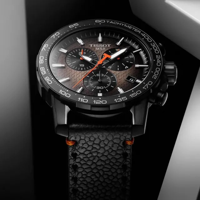 【TISSOT 天梭 官方授權】Supersport 埃南戈麥斯籃球三眼計時手錶 母親節 禮物 送禮(T1256173608100)