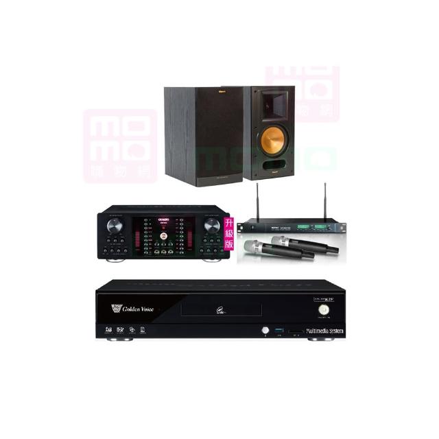 【金嗓】CPX-900 K2F+OKAUDIO DB-9AN+ACT-869+RB-81II(4TB點歌機+擴大機+無線麥克風+喇叭)