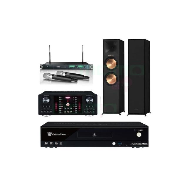 【金嗓】CPX-900 K2F+OKAUDIO DB-9AN+ACT-869+R-800F(4TB點歌機+擴大機+無線麥克風+喇叭)