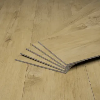 【樂嫚妮】30片/2坪 免膠仿木紋地板-加大款 木地板 質感木紋地板貼 LVT塑膠地板 防滑耐磨 自由裁切 韓國製