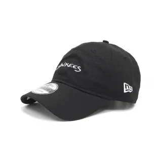 【NEW ERA】棒球帽 MLB 黑 白 刺繡 紐約洋基 NYY 940帽型 可調式帽圍 帽子 老帽　(NE13773988)