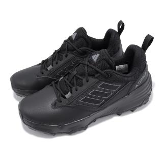 【adidas 愛迪達】戶外鞋 Terrex Unity Lea 男鞋 女鞋 黑 緩衝 抗撕裂 止滑 越野 登山鞋 運動鞋(IF4980)