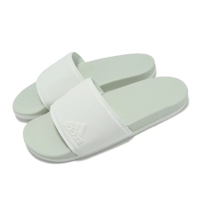 adidas 愛迪達 拖鞋 Adilette Comfort Elevated 男鞋 女鞋 綠 軟底 涼拖鞋 休閒 愛迪達(IF8657)