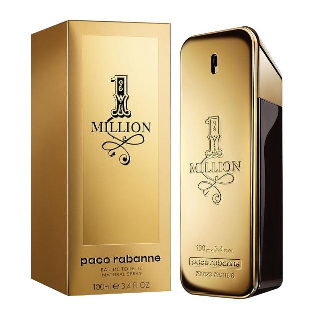 【Paco Rabanne】One Million 百萬男性淡香水100ml(國際航空版)