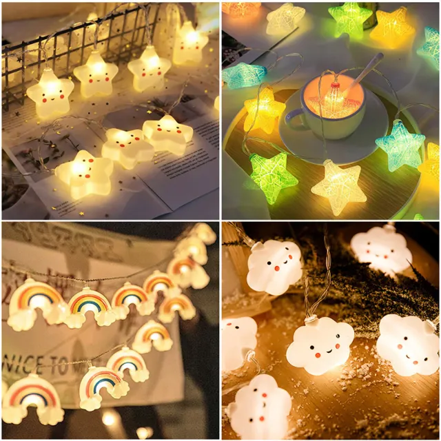 【半島良品】多色燈串/裝飾燈/星星雪花/掛旗(掛布 聖誕樹 新年 生日燈 佈置)