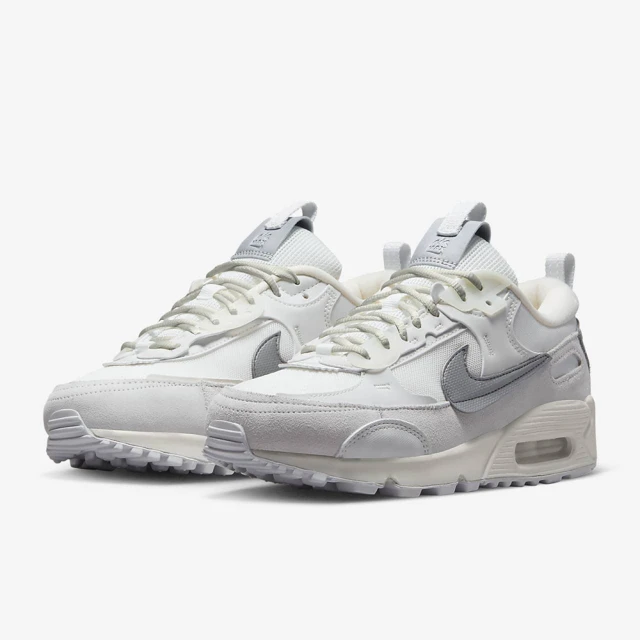 NIKE 耐吉NIKE 耐吉 W AIR MAX 90 FUTURA 休閒鞋 運動鞋 女鞋 白銀 氣墊 穿搭(FB1877-110)