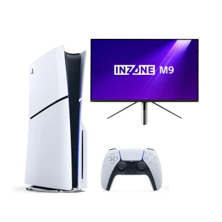 【SONY 索尼】New PS5 光碟版主機(PS5 Slim)+【SONY 索尼】INZONE M9 27吋 4K 144Hz 電競螢幕