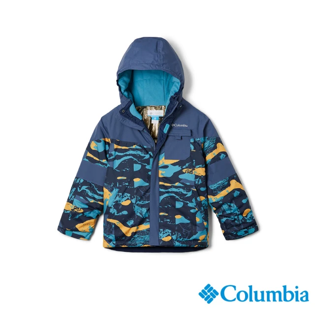 Columbia 哥倫比亞Columbia 哥倫比亞 童款-Mighty Mogul™防水金鋁點保暖外套-深藍(USB26010NY/HF)