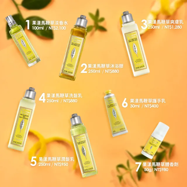 【L’Occitane 歐舒丹】果漾馬鞭草護手乳30ml