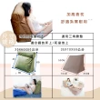 【凱蕾絲帝】台灣製造-多功能含枕護膝抬腿枕/加高三角靠墊(四色可選-絨布款)
