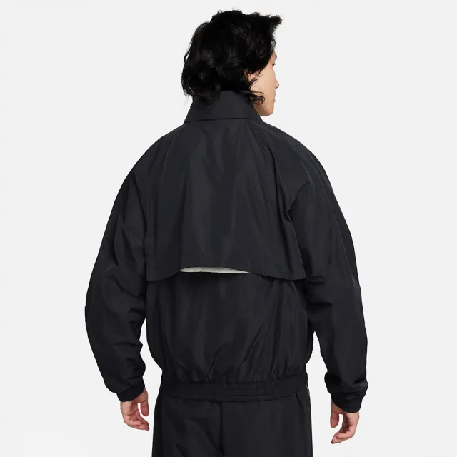 NIKE 耐吉】外套男款運動外套風衣外套AS M NK SWOOSH WVN JKT 黑白