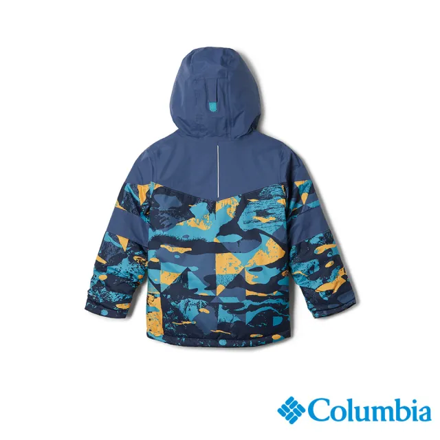 【Columbia 哥倫比亞】童款-Mighty Mogul™防水金鋁點保暖外套-深藍(USB26010NY/HF)