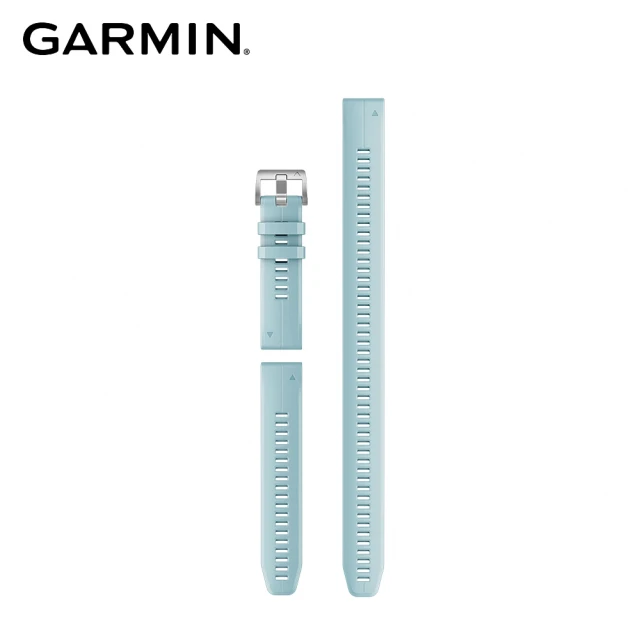 GARMIN QuickFit 22mm 天青藍矽膠錶帶(含加長型錶帶)