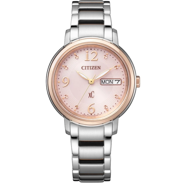 CITIZEN 星辰 XC 廣告款光動能女錶 新年 禮物 推薦(EW2425-57W)