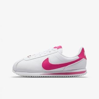 【NIKE 耐吉】CORTEZ BASIC SL GS 女鞋 大童 休閒鞋 阿甘鞋 桃紅白(904764109)