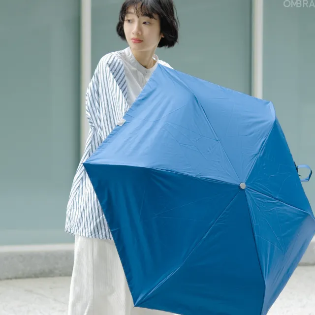 【OMBRA】ZERO BORDER / 晴雨兩用 手開折傘(6色 輕量大傘面 防雨 防曬抗UV 折疊傘 日本直送)