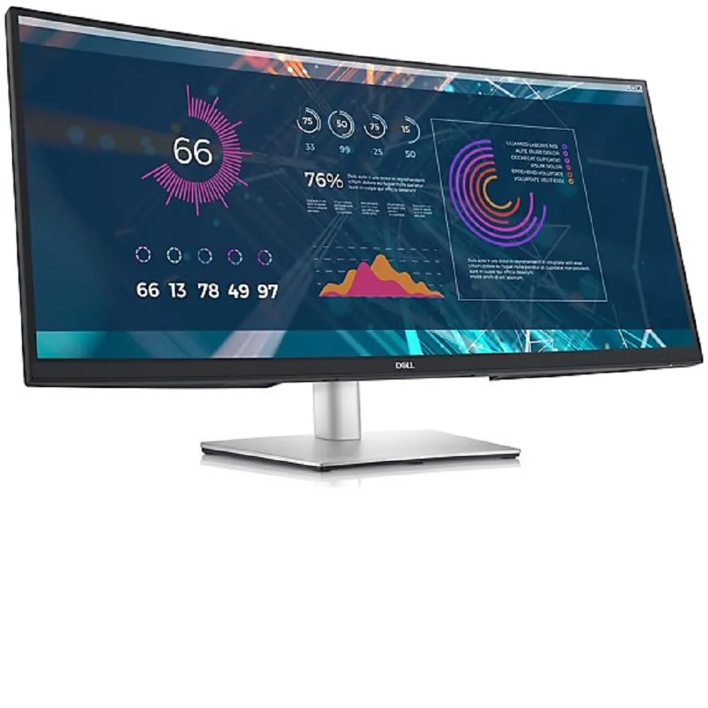 【DELL 戴爾】P3424WE-4Y 34型 IPS 60Hz 多工曲面螢幕(21:9/3800R/60Hz/Type-C)