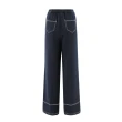 【ILEY 伊蕾】冬日航海車線西裝長褲(深藍色；M-XL；1233026534)