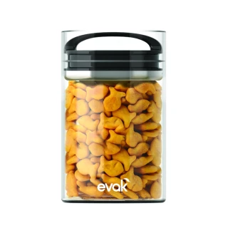 【Prepara】EVAK 密封儲物罐 COMPACT 系列玻璃/亮面把手[2號]-700ml