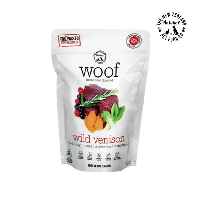 【NZ Natural 鮮開凍】woof狗狗冷凍乾燥生食餐 50g/1.76oz*3包組(凍乾鮮食、狗糧)