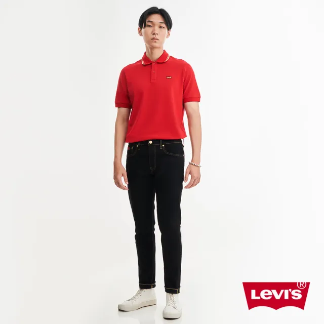 【LEVIS 官方旗艦】男 上寬下窄 512低腰修身窄管牛仔褲/金耳/簡約黑石洗/彈性布料 熱賣單品 28833-1285