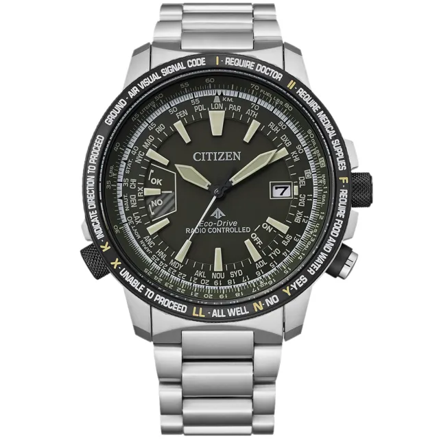 【CITIZEN 星辰】PROMASTER 光動能鈦金屬電波錶 母親節 送禮 禮物(CB0206-86X)