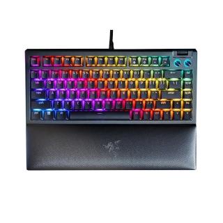 【Razer 雷蛇】BlackWidow V4 75% 黑寡婦蜘幻彩版有線電競鍵盤/中文(機械軸/觸感式)