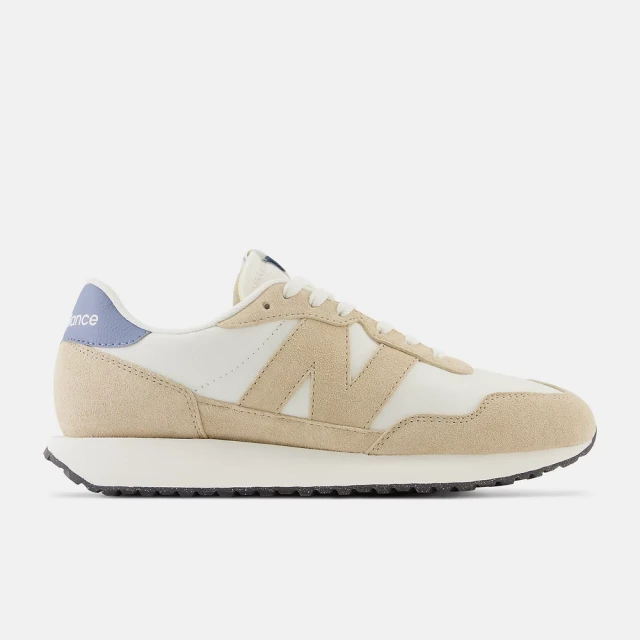 NEW BALANCENEW BALANCE NB 237 復古運動鞋 休閒鞋 女鞋 男鞋 米藍色 緩震 麂皮(MS237SM-D)