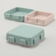 【2angels】矽膠拼圖餐盤 2件組 可選色(兒童餐碗 寶寶餐具 幼兒餐盤 BLW 食器)