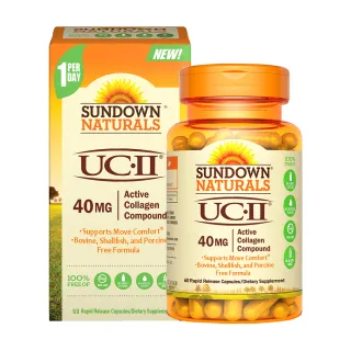 【Sundown 日落恩賜】勇健UCII非變性二型膠囊(60粒/瓶)