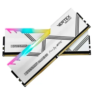 【AITC 艾格】KINGSMAN VERTEX RGB DDR5/7200MHz_32GB_16GX2 雙通道 超頻記憶體 PC用(KSD516G72C34VTR)