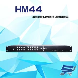 【昌運監視器】HM44 4進4出 HDMI 無縫矩陣切換器 支援PIP POP 無縫影像切換