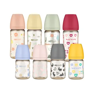 【MOYUUM】韓國 PPSU 設計款 寬口奶瓶 270ml(多款可選)