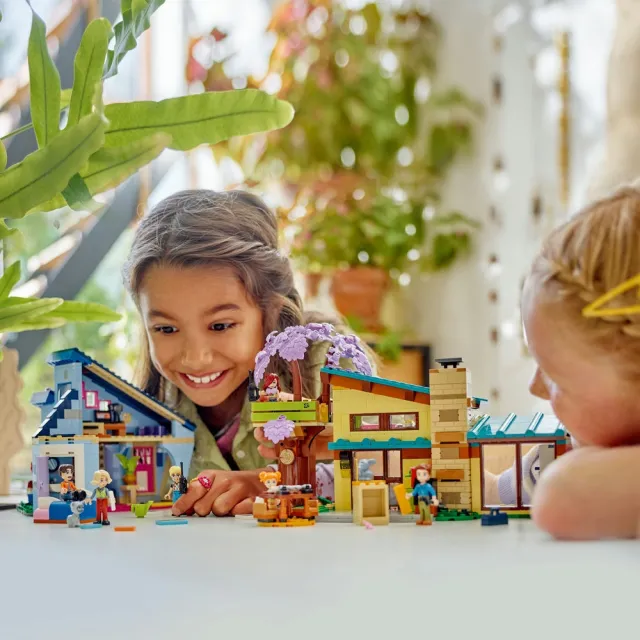 【LEGO 樂高】Friends 42620 歐利的家和佩斯莉的家(娃娃屋 家家酒 禮物)