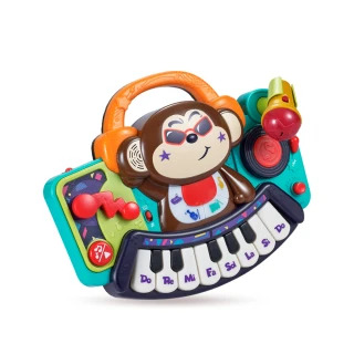 【HolaLand 歡樂島】猴子DJ電子琴(聲光電子琴/匯樂感統玩具)