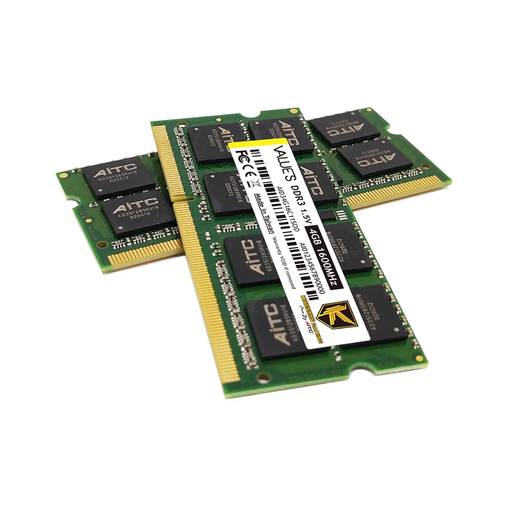 【AITC 艾格】DDR3/D3L 1600_4GB NB用(KSD34G16C11SOD/KSD34G16C11SDL)