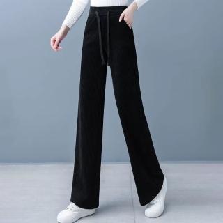 【LANNI 藍尼】現貨 加絨加厚燈心絨暖暖褲＃(保暖/刷絨/九分/長褲/售完不補)