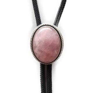 【米蘭精品】現貨+預購 Bolo tie波洛領帶(鍍銀鑲嵌天然虎睛石美式領帶男配件74gx66)