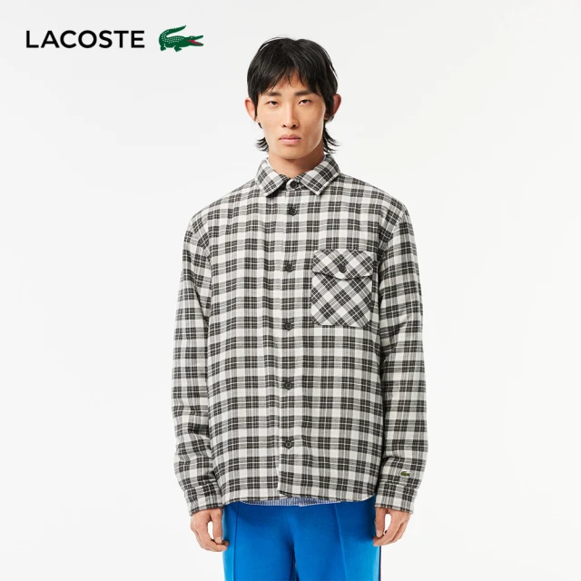 LACOSTE 男裝-水洗效果Lacoste 印花短袖T恤(