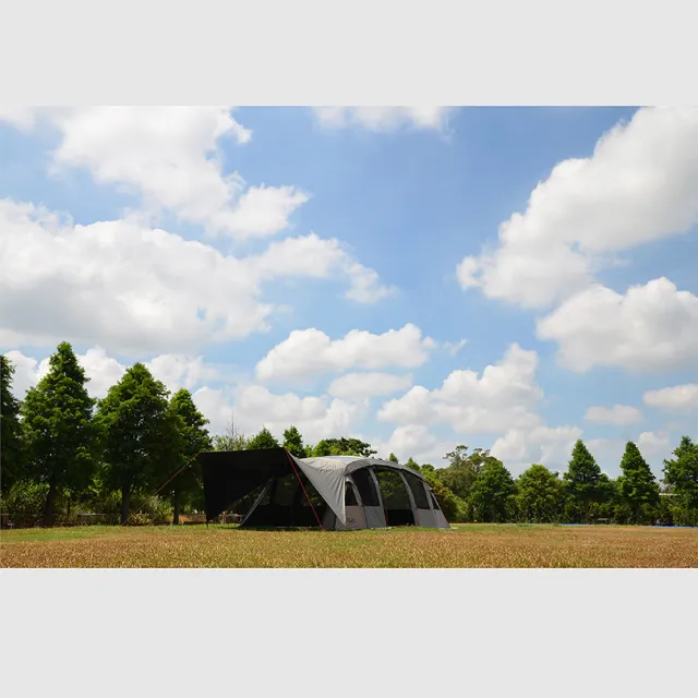 【NUIT 努特】大地之城 黑膠鋁合金 天窗別墅帳蓬 隧道帳篷 一房一廳努特帳(NTG102)